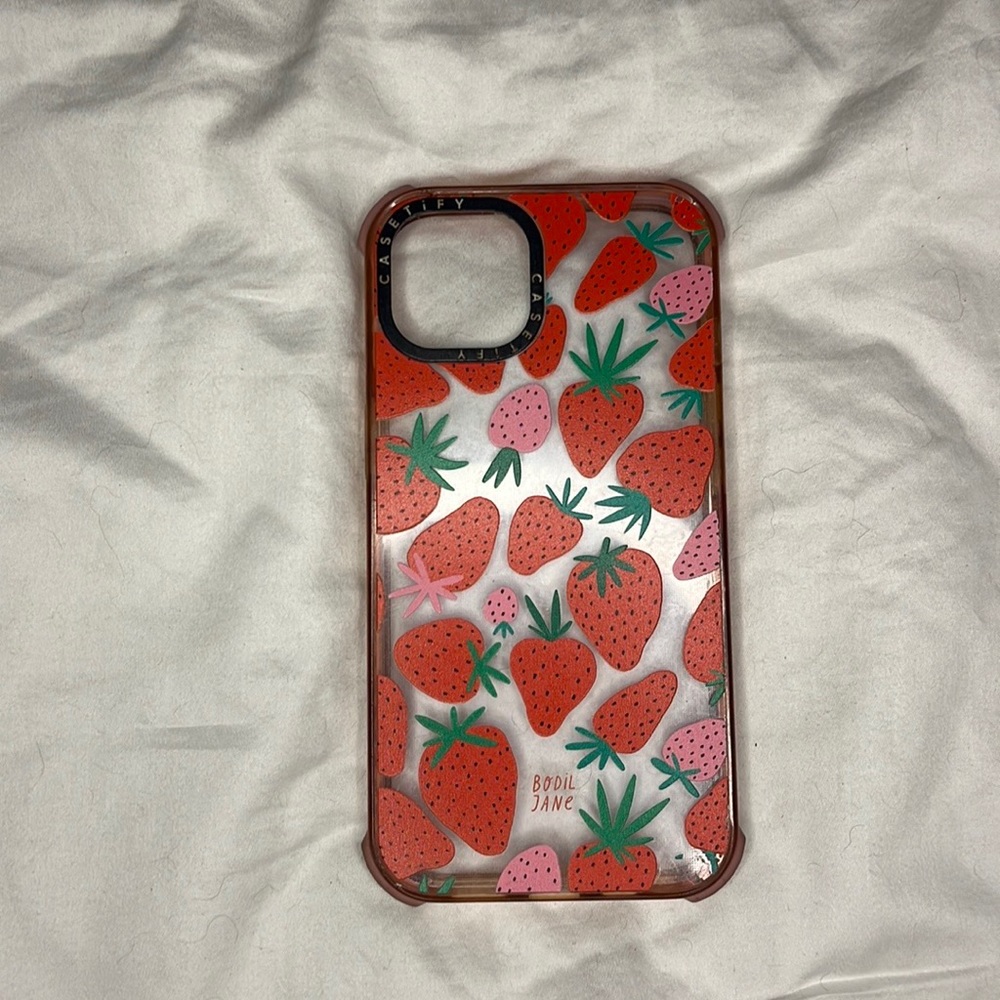 Casetify strawberry case I phone 13